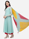Sky Blue Kurti and Dupatta IP2434/1BLU - 2 Piece
