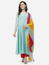 Sky Blue Kurti and Dupatta IP2434/1BLU - 2 Piece