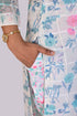White Color Multi Color Flower Print Kurti, Pant and Dupatta IP2418 - 3 Piece
