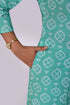 Aqua Green Chakra Print Kurti IP2401 - 1 Piece
