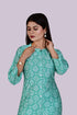 Aqua Green Chakra Print Kurti IP2401 - 1 Piece