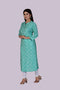 Aqua Green Chakra Print Kurti IP2401 - 1 Piece