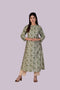 Dark Green Printed Kurti IP2403 - 1 Piece