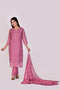 Wine Kurti, Pant and Dupatta IP2421 - 3 Piece