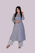 Grey Printed Kurti and Pant IP2409/1GRE - 2 Piece